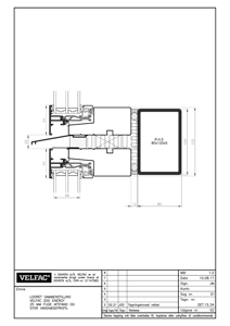 Lodret sammenstilling 20mm fuge afstand & vindafstivning